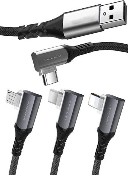 WUW كابل العاب 3 امبير USB الى مايكرو USB