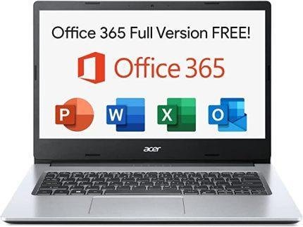 لابتوب أسباير 1 بشاشة مقاس 14 بوصة بدقة كاملة الوضوح ومعالج سيليرون