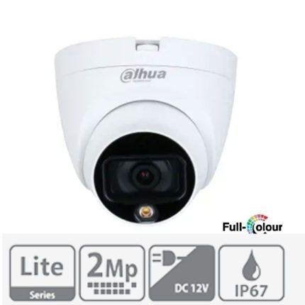 داهوا كاميرا مراقبة داخلية 2 ميجا بيكسل Full-color Starlight -موديل HAC-HDW1209TLQ-LED