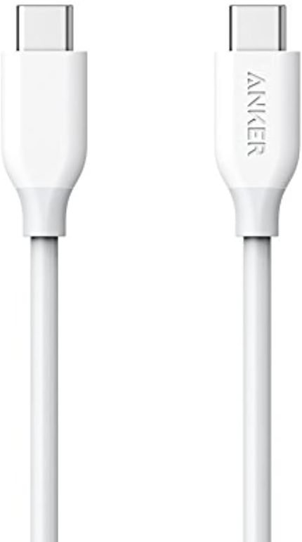 كابل انكر USB-C إلى USB-C باور لاين أبيض 1 متر A8181021